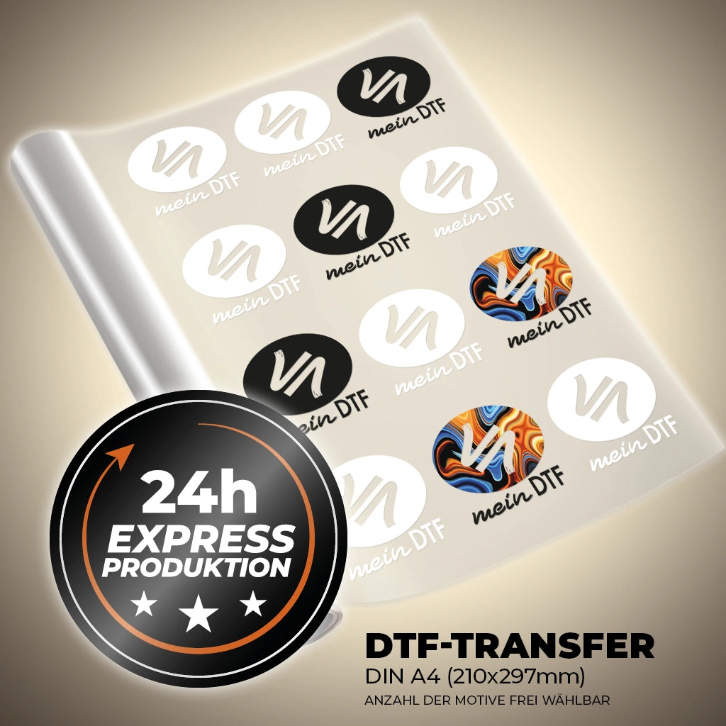 Express DTF-Transfer | DIN A4 (210x297mm) – meinDTF